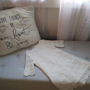 Girls Cream Rare Editions Holiday Dress 4T